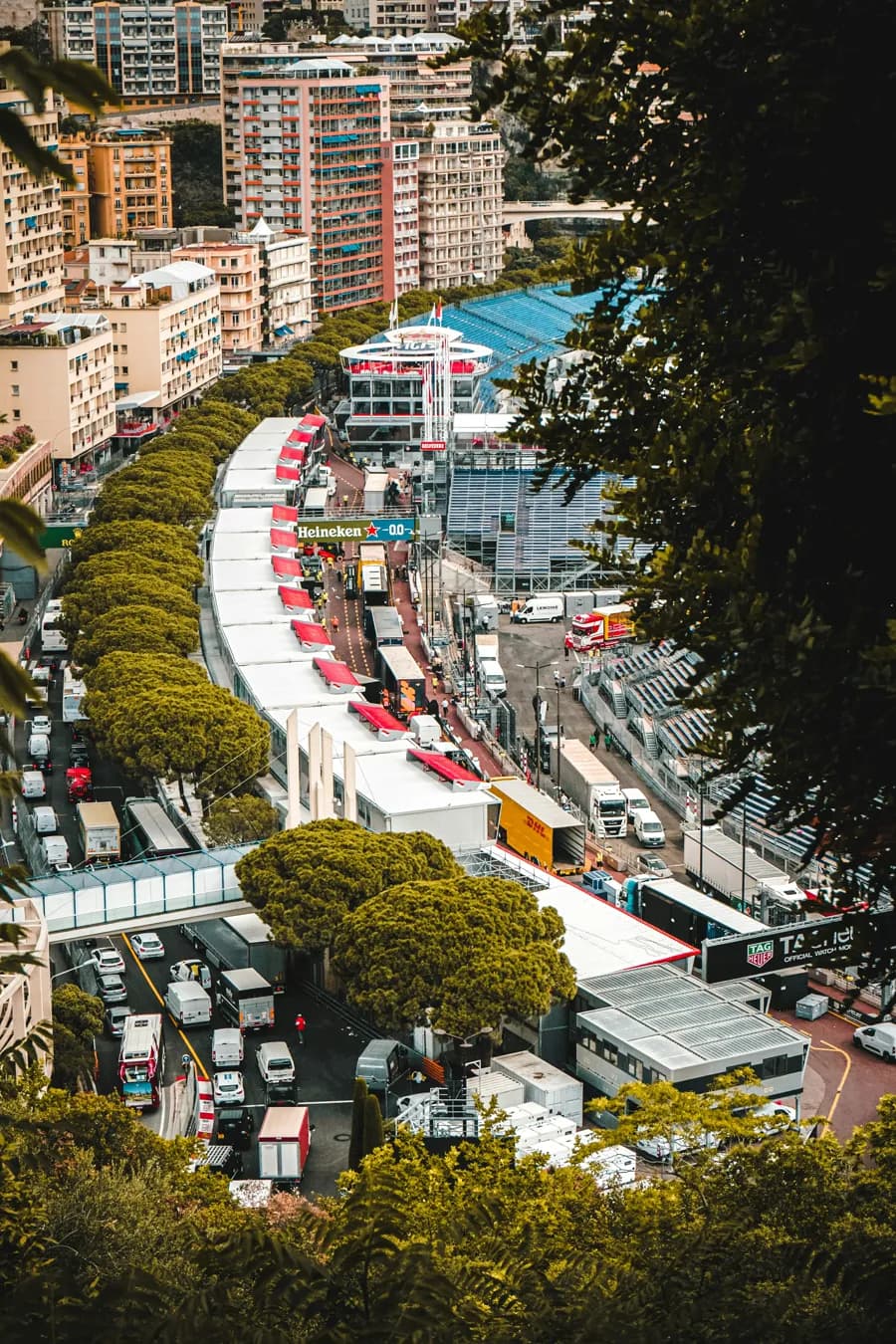 Côte de Monaco vue depuis la mer